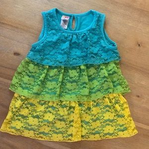 Floral Ruffled Lace Tank Top